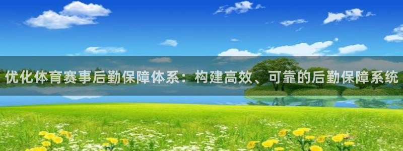 优化体育赛事后勤保障体系：构建高效、可靠的后勤保障系统