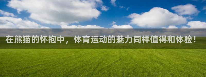 在熊猫的怀抱中，体育运动的魅力同样值得和体验！