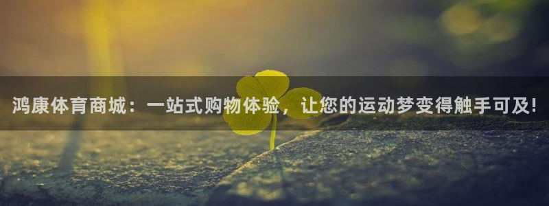鸿康体育商城：一站式购物体验，让您的运动梦变得触手可及!