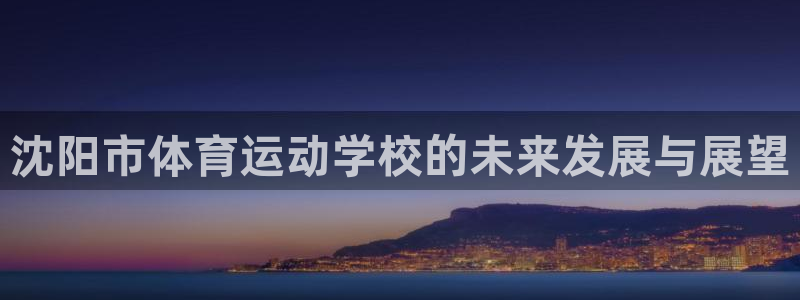 沈阳市体育运动学校的未来发展与展望